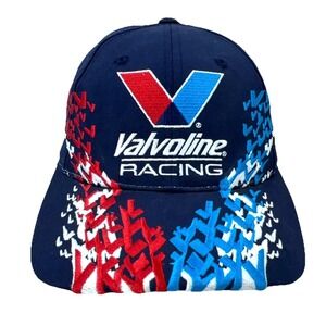 Vintage Nascar Hat Cap Snapback Mark Martin Y2K 00s Valvoline Big Logo Splash